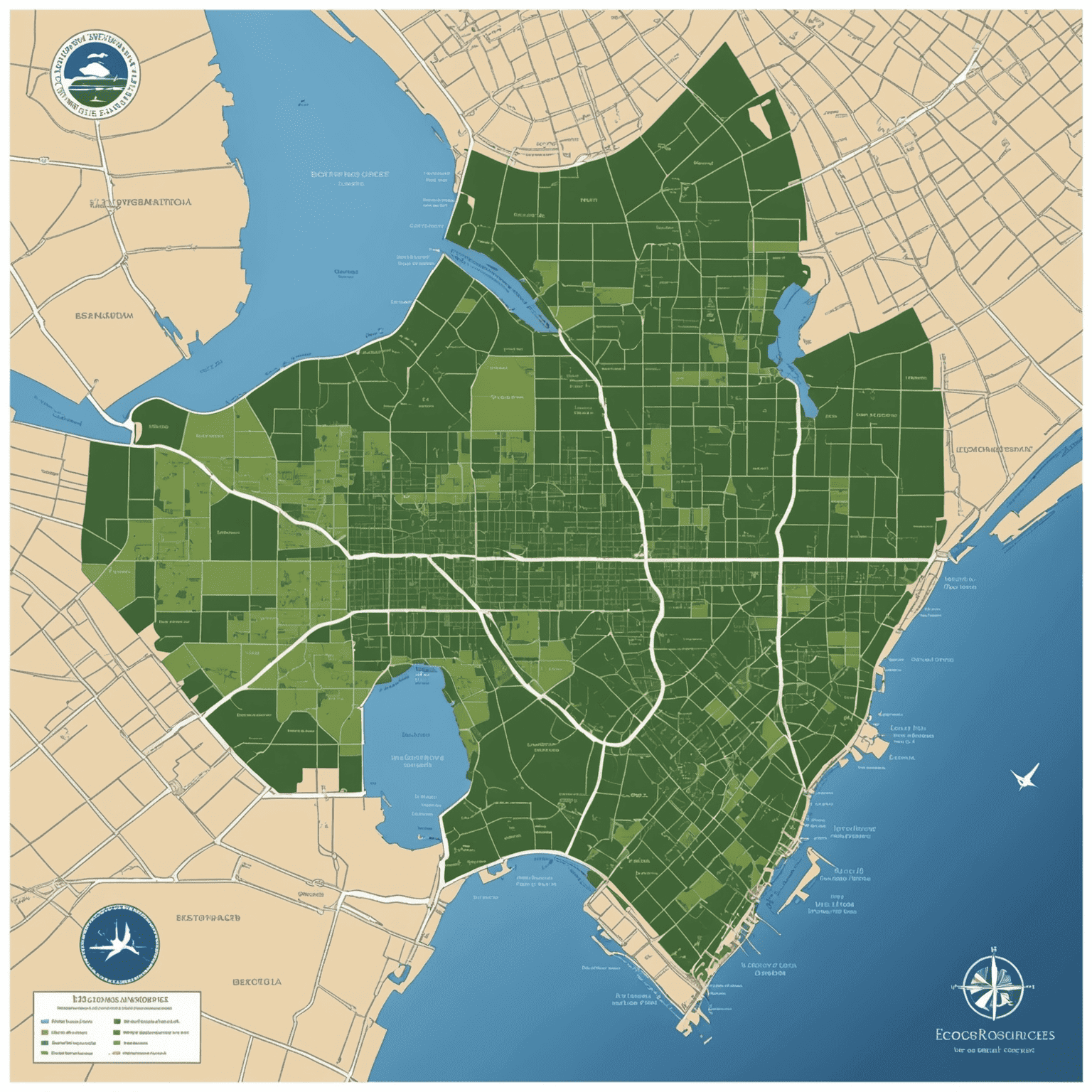 Map showing the location of EcoResources office in Toronto, Canada